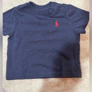 Polo by Ralph Lauren Kids Dark Blue Tee with Red Logo